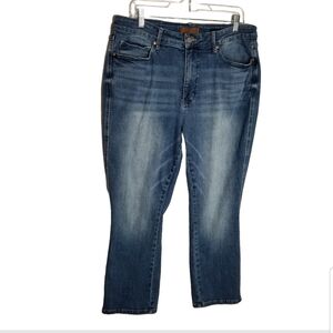 Judy Blue Jeans Women's Size 18W Capri Blue Denim Stretch High Rise 34x26